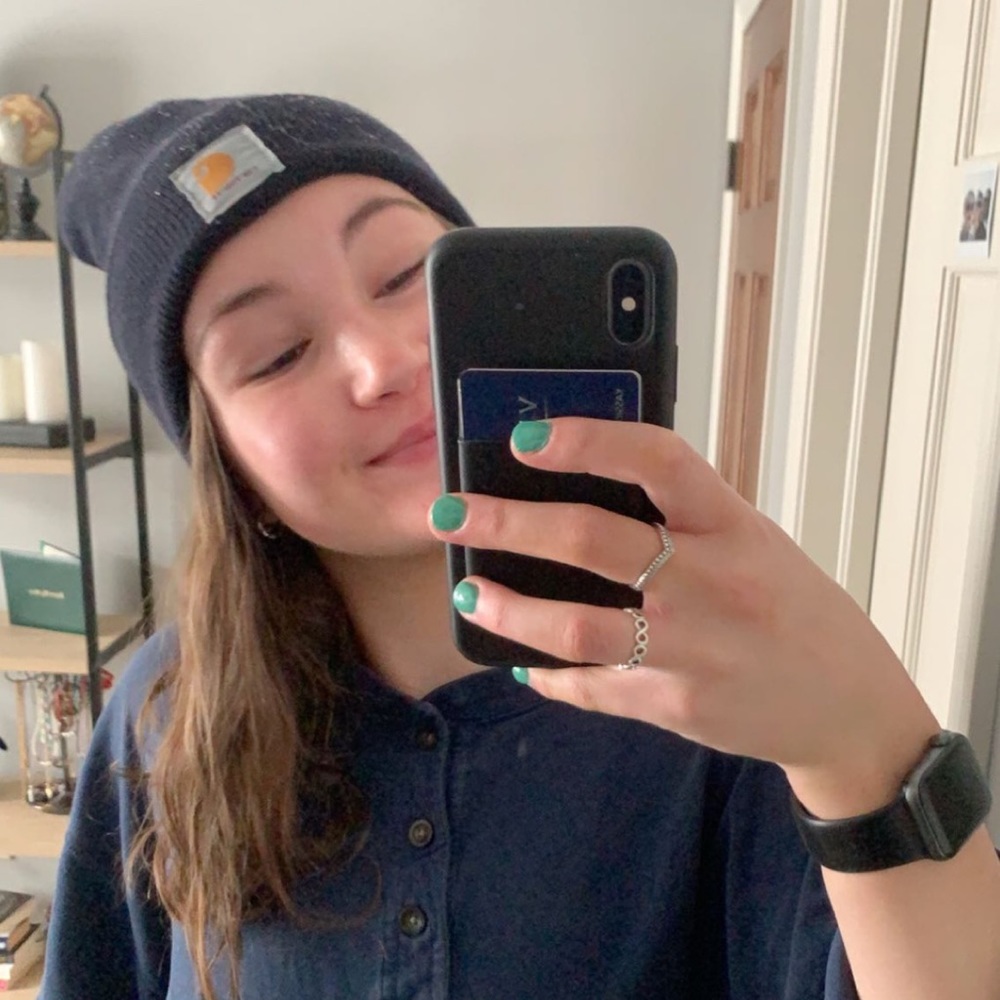 NAVY CARHARTT BEANIE